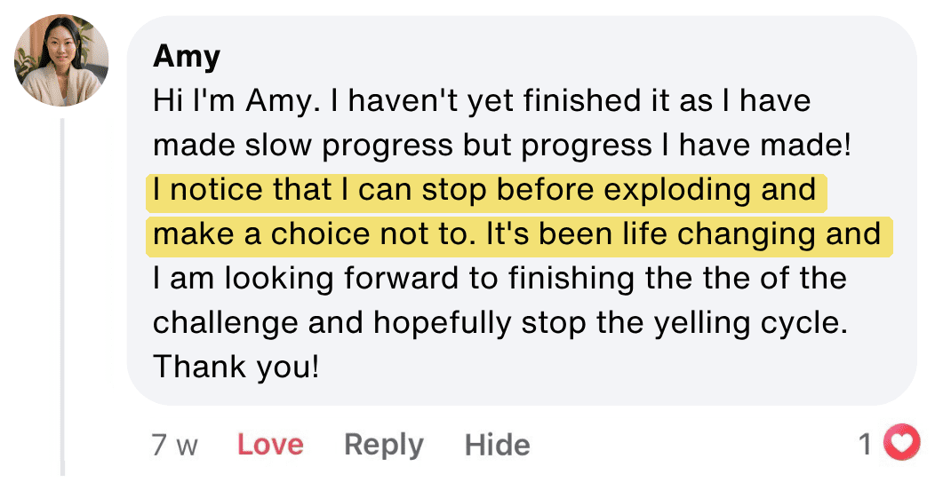 Amy's message