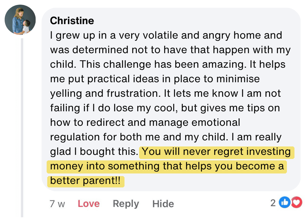 Christine's message